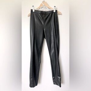 ZARA Faux Leather Black Pants